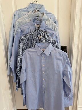 Set of Five Charles Tyrwhitt No-Iron Shirts